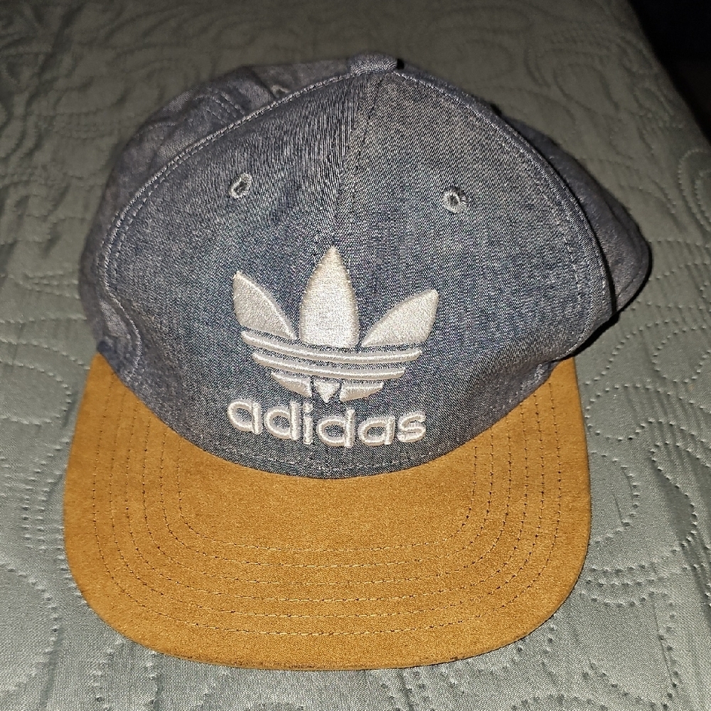Adidas Originals Men's Trefoil Chain Flat brim Snapback Cap